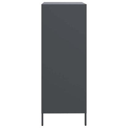 vidaXL Highboard Anthracite 68x39x103.5 cm Steel