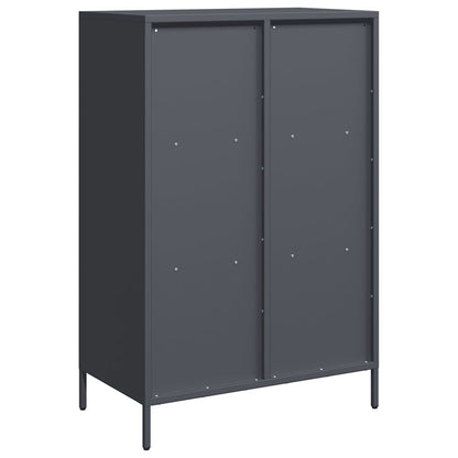 vidaXL Highboard Anthracite 68x39x103,5 cm Steel