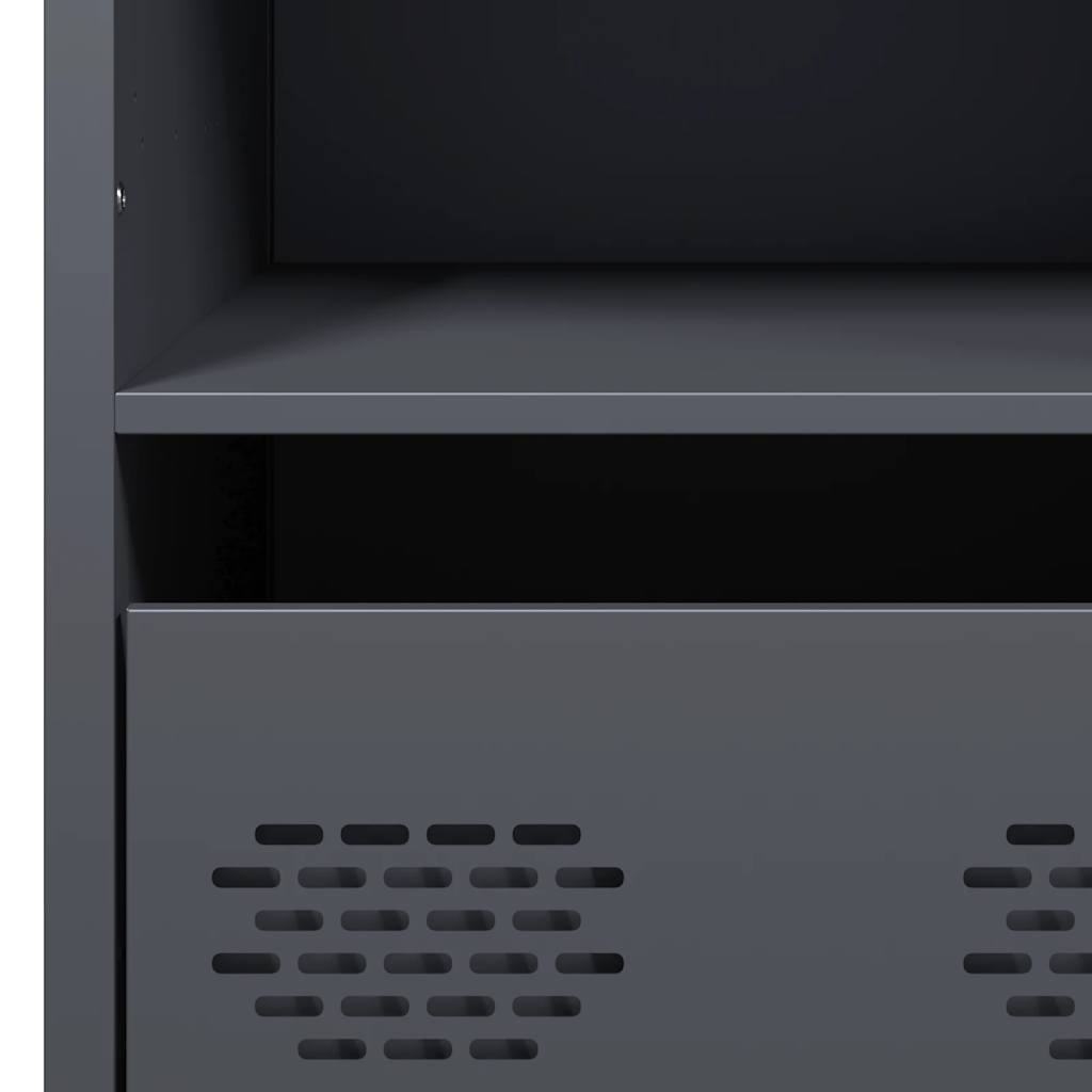 vidaXL Highboard Anthracite 68x39x103,5 cm Steel