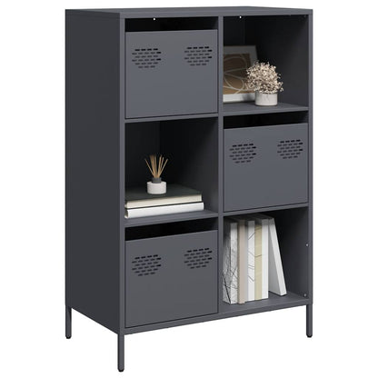 vidaXL Highboard Anthracite 68x39x103,5 cm Steel