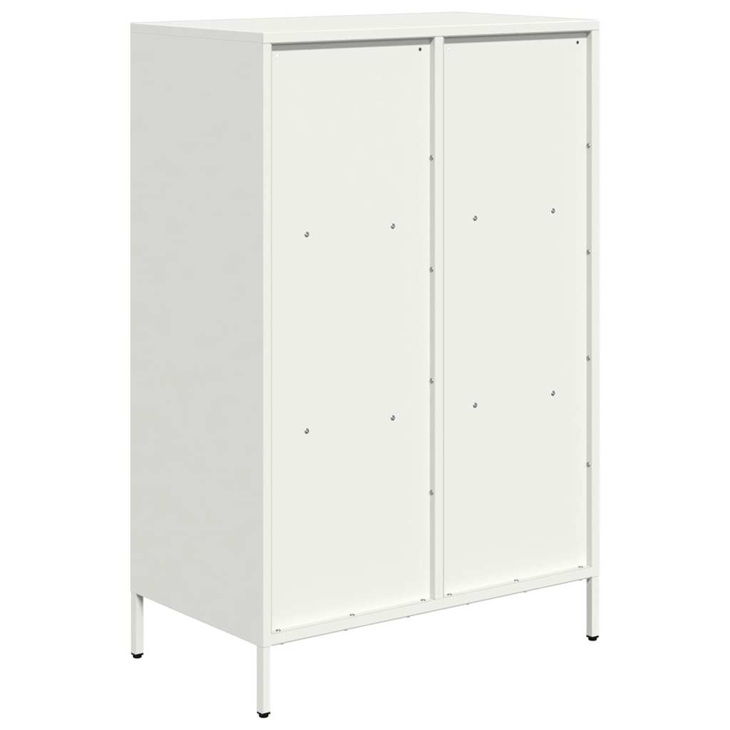 vidaXL Highboard White 68x39x103,5 cm Steel