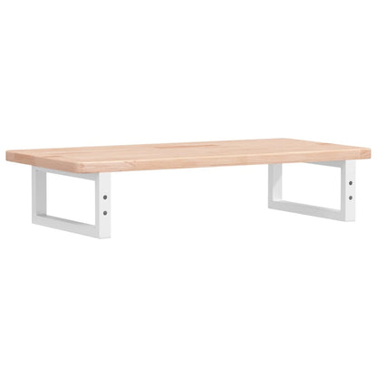 vidaXL Basin Shelf Wall Mounted Steel and Solid Wood Oak