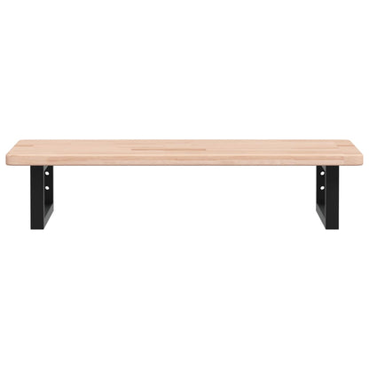 vidaXL Basin Shelf Wall Mounted Steel and Solid Wood Oak
