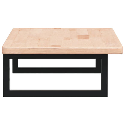 vidaXL Basin Shelf Wall Mounted Steel and Solid Wood Oak