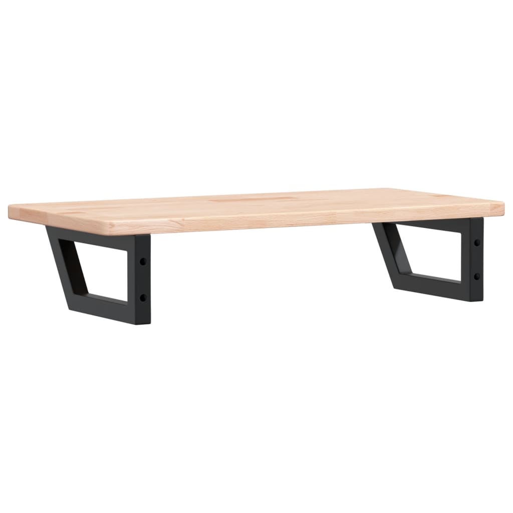 vidaXL Basin Shelf Wall Mounted Steel and Solid Wood Oak