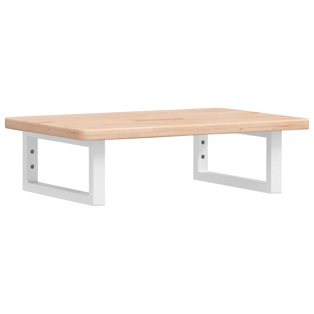 vidaXL Basin Shelf Wall Mounted Steel and Solid Wood Oak