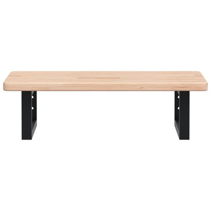 vidaXL Basin Shelf Wall Mounted Steel and Solid Wood Oak