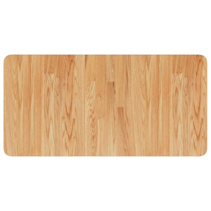 vidaXL Basin Shelf Wall Mounted Steel and Solid Wood Oak