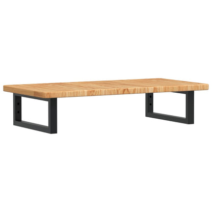 vidaXL Basin Shelf Wall Mounted Steel and Solid Wood Oak