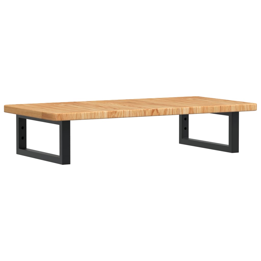 vidaXL Basin Shelf Wall Mounted Steel and Solid Wood Oak