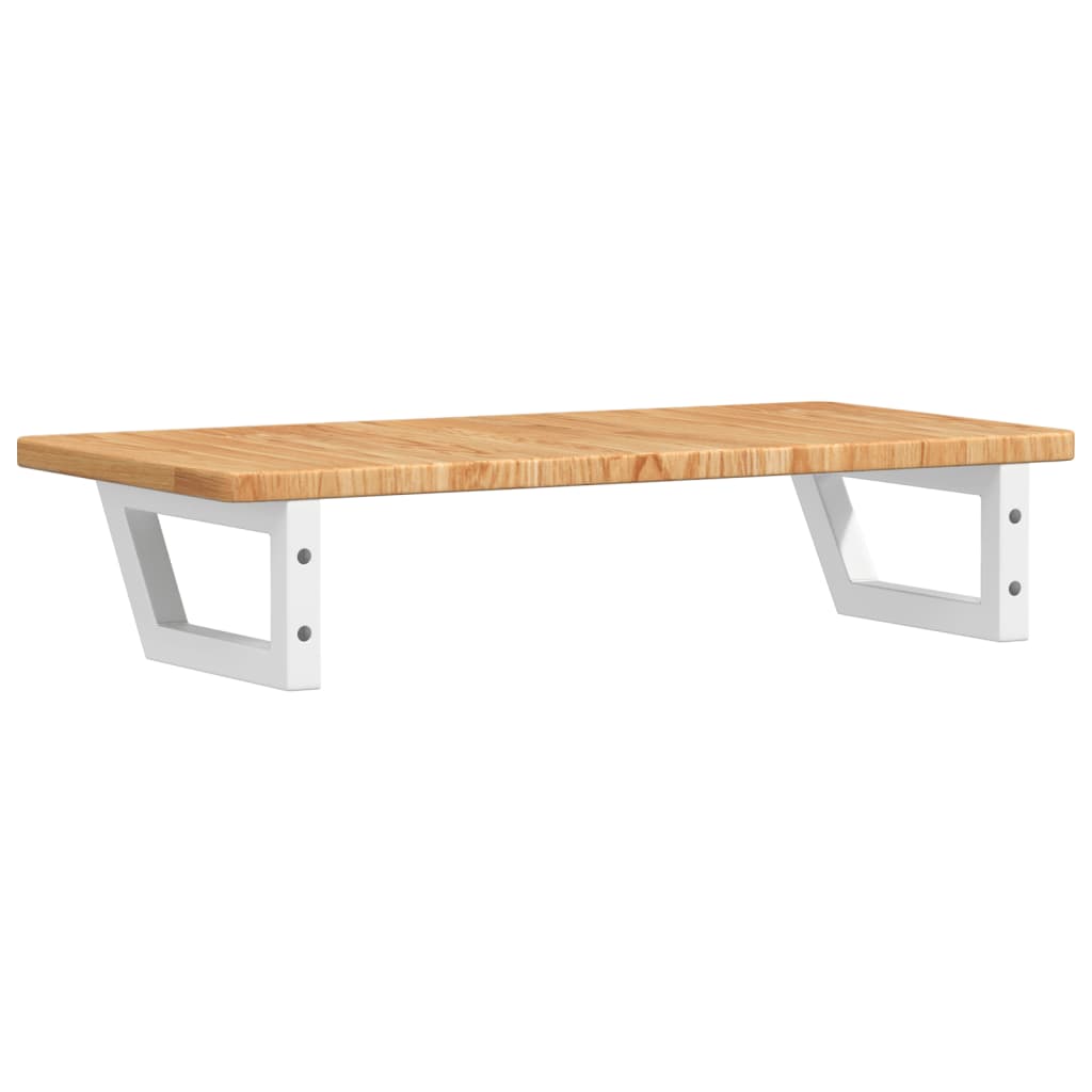 vidaXL Basin Shelf Wall Mounted Steel and Solid Wood Oak