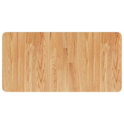 vidaXL Basin Shelf Wall Mounted Steel and Solid Wood Oak