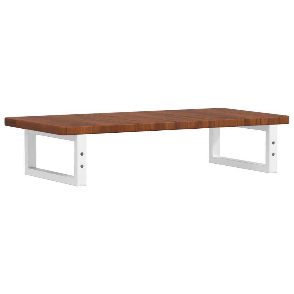 vidaXL Basin Shelf Wall Mounted Steel and Solid Wood Oak