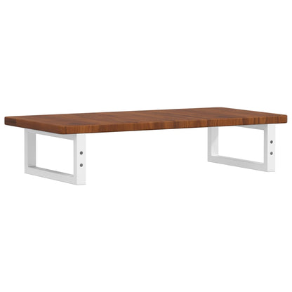 vidaXL Basin Shelf Wall Mounted Steel and Solid Wood Oak