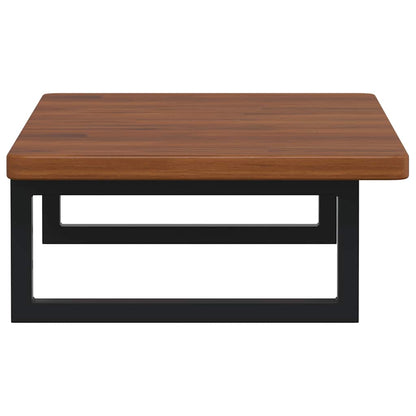 vidaXL Basin Shelf Wall Mounted Steel and Solid Wood Oak