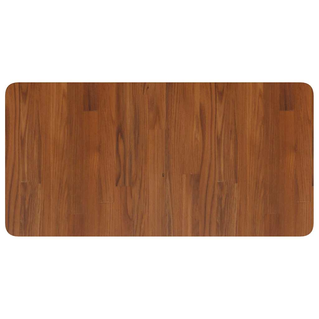 vidaXL Basin Shelf Wall Mounted Steel and Solid Wood Oak