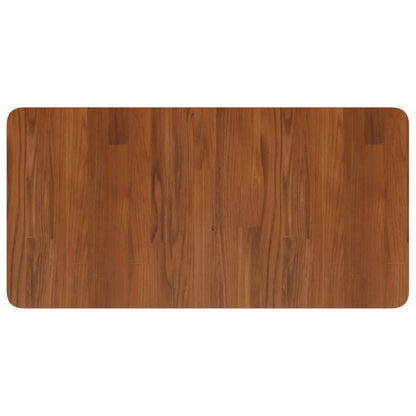 vidaXL Basin Shelf Wall Mounted Steel and Solid Wood Oak