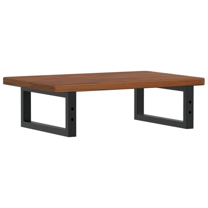 vidaXL Basin Shelf Wall Mounted Steel and Solid Wood Oak