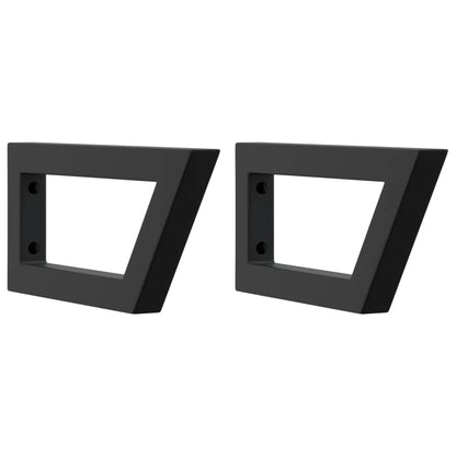vidaXL Basin Shelf Wall Mounted Steel and Solid Wood Beech