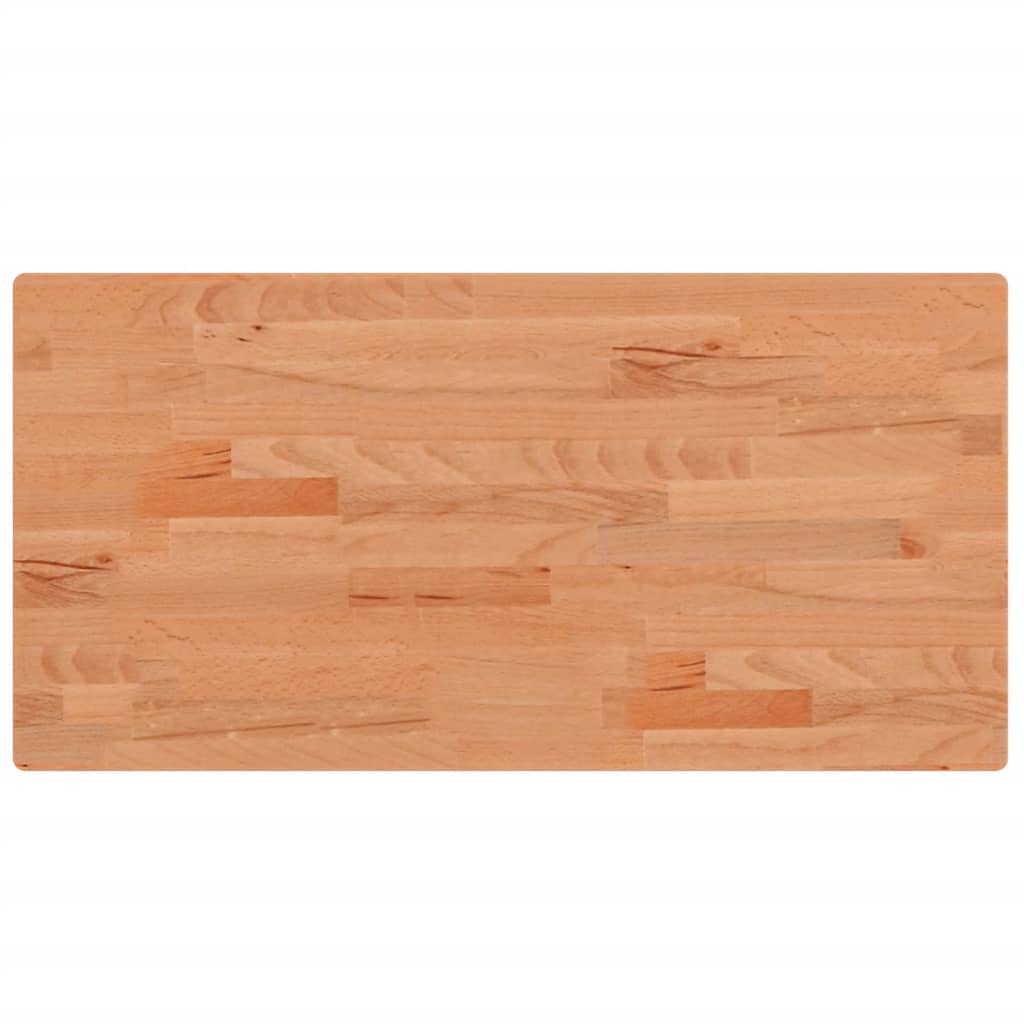 vidaXL Basin Shelf Wall Mounted Steel and Solid Wood Beech