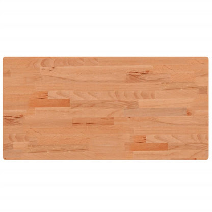 vidaXL Basin Shelf Wall Mounted Steel and Solid Wood Beech