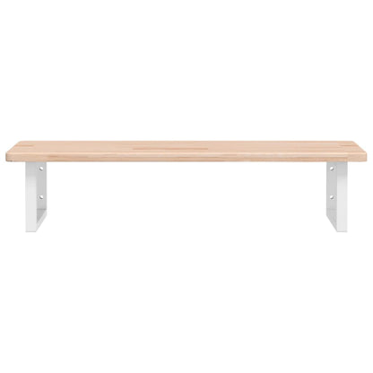 vidaXL Basin Shelf Wall Mounted Steel and Solid Wood Oak
