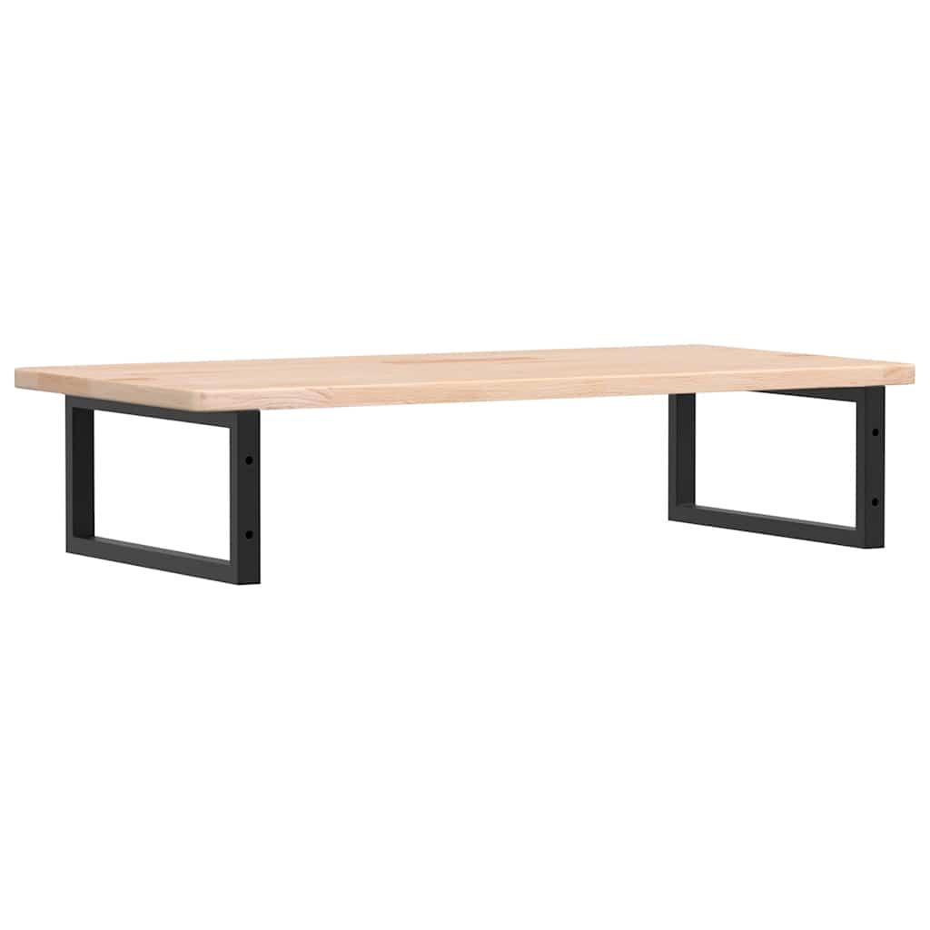 vidaXL Basin Shelf Wall Mounted Steel and Solid Wood Oak