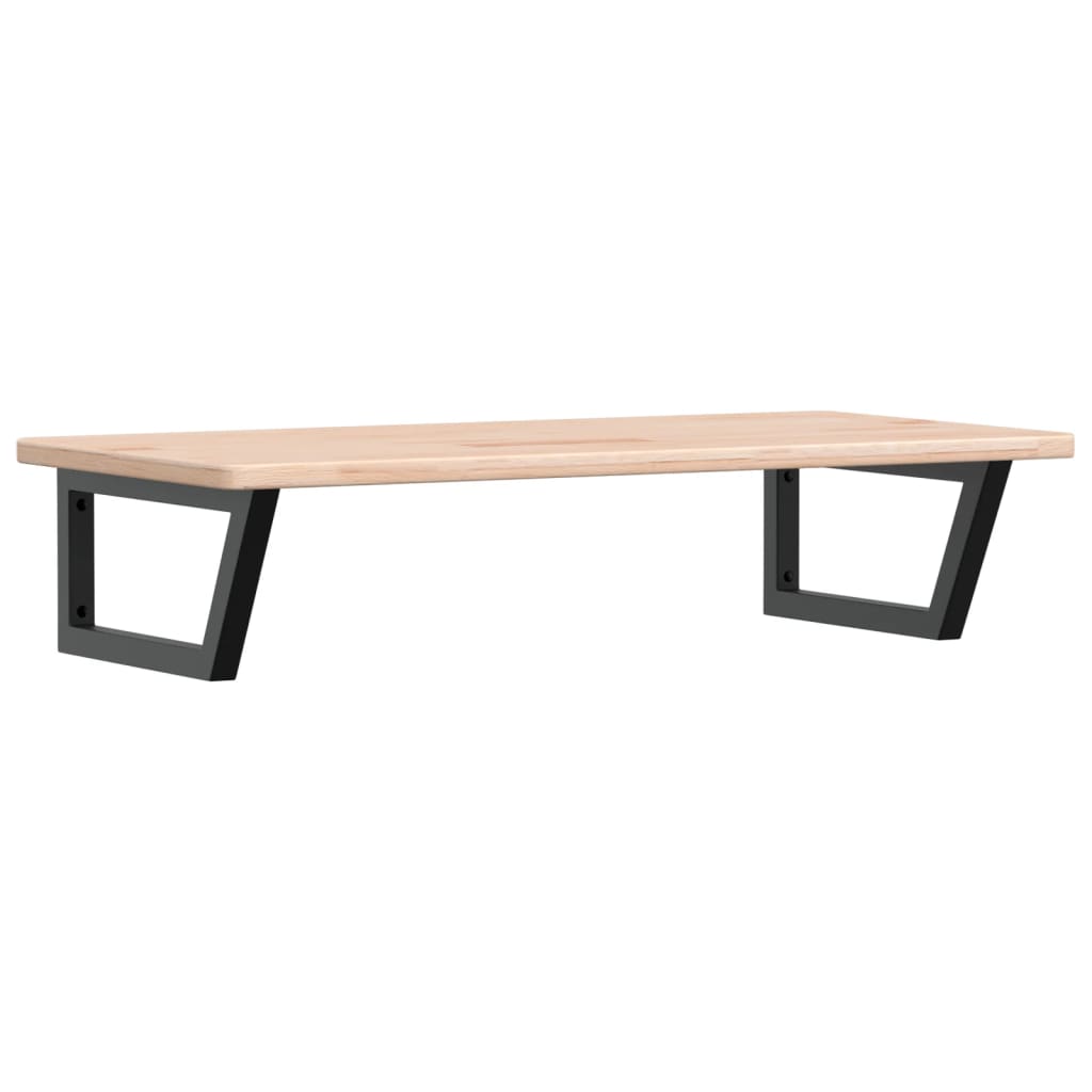 vidaXL Basin Shelf Wall Mounted Steel and Solid Wood Oak
