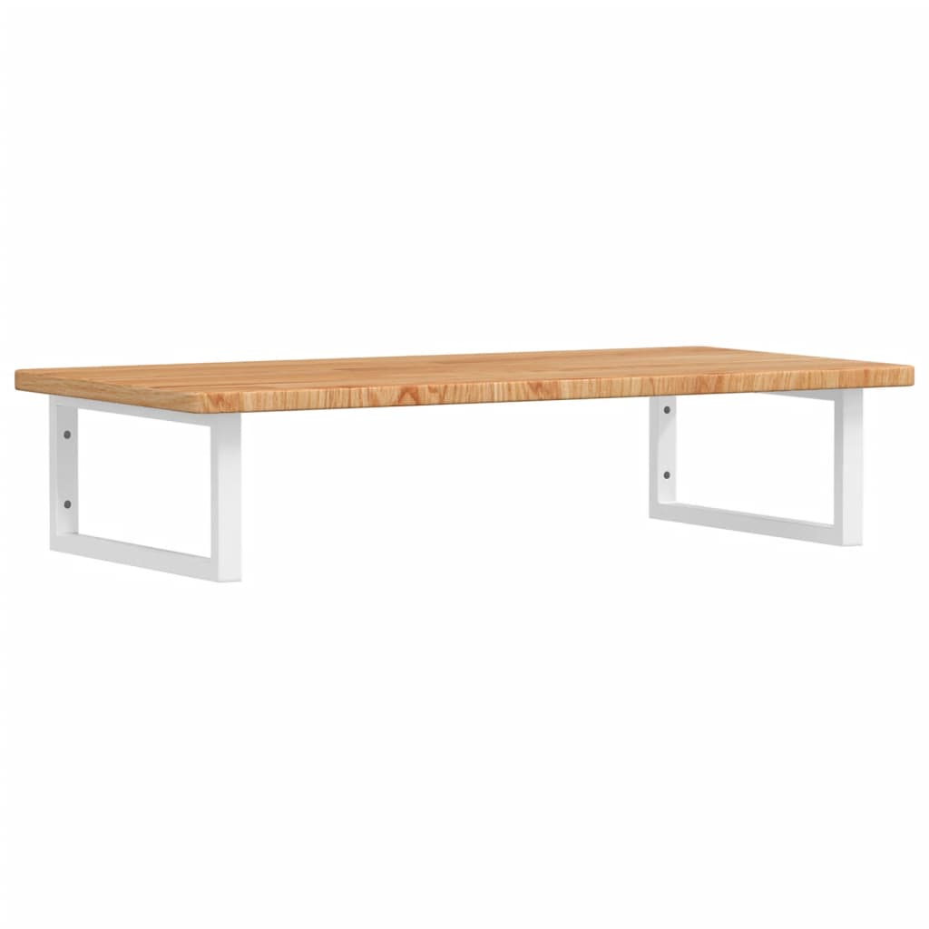 vidaXL Basin Shelf Wall Mounted Steel and Solid Wood Oak