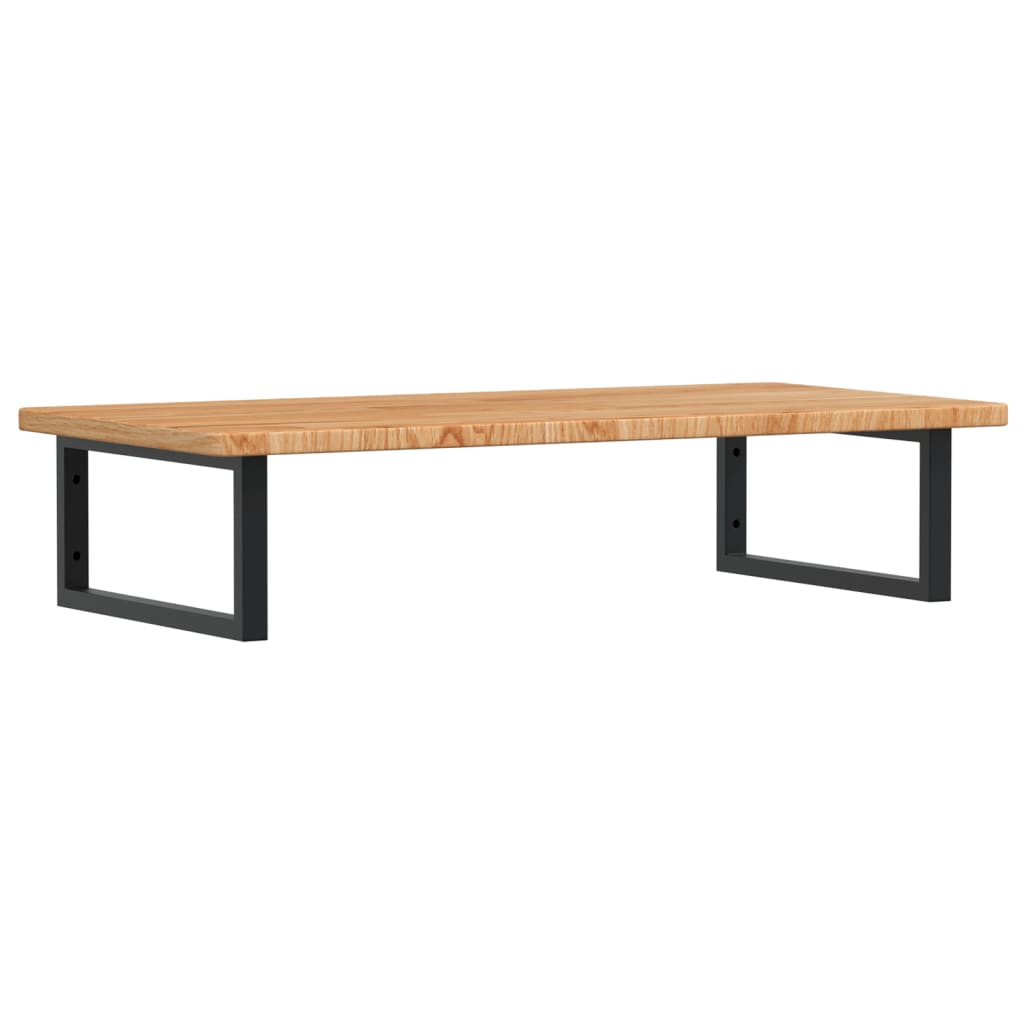 vidaXL Basin Shelf Wall Mounted Steel and Solid Wood Oak