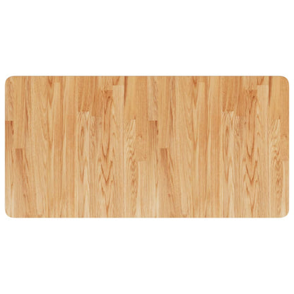 vidaXL Basin Shelf Wall Mounted Steel and Solid Wood Oak