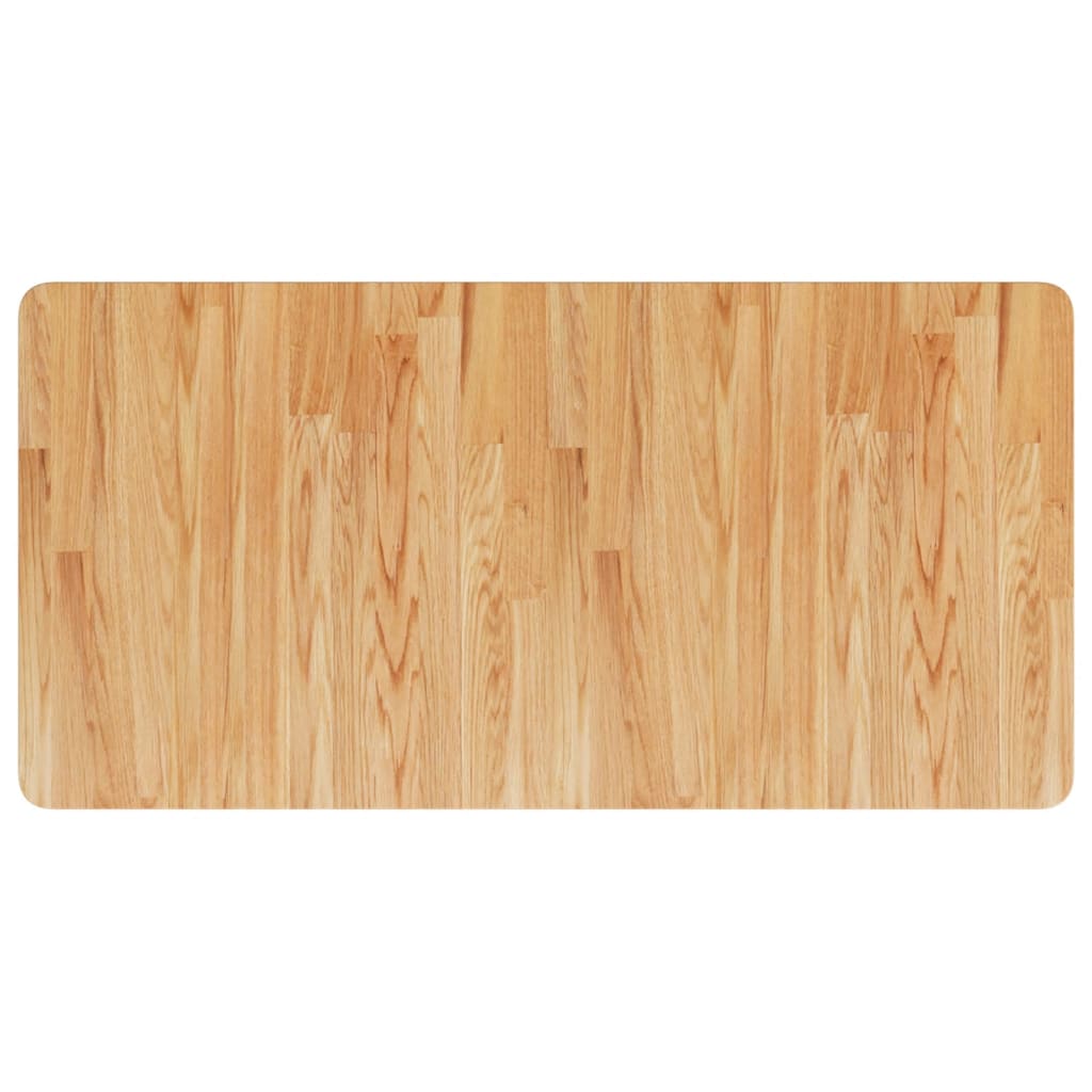 vidaXL Basin Shelf Wall Mounted Steel and Solid Wood Oak