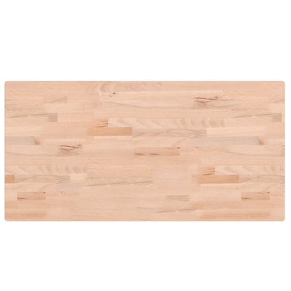 vidaXL Basin Shelf Wall Mounted Steel and Solid Wood Beech