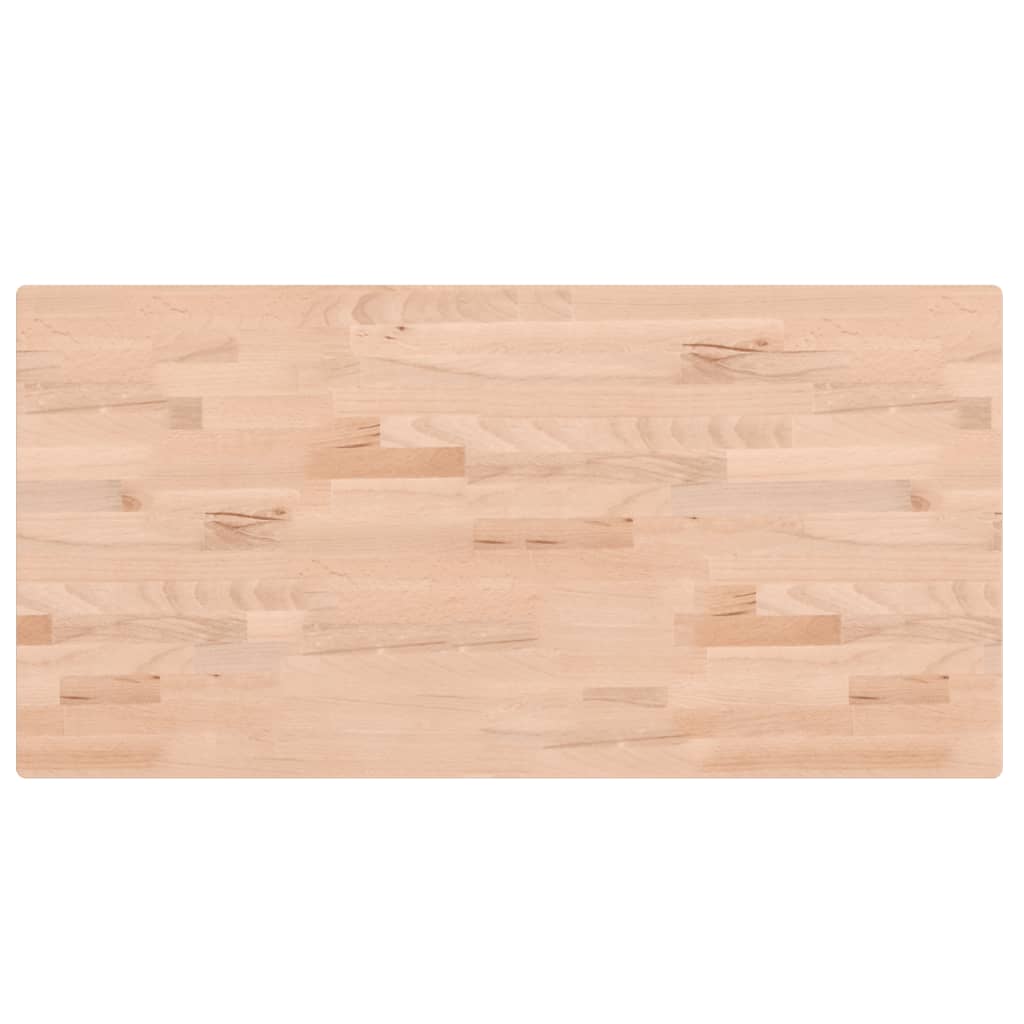 vidaXL Basin Shelf Wall Mounted Steel and Solid Wood Beech