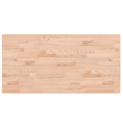 vidaXL Basin Shelf Wall Mounted Steel and Solid Wood Beech