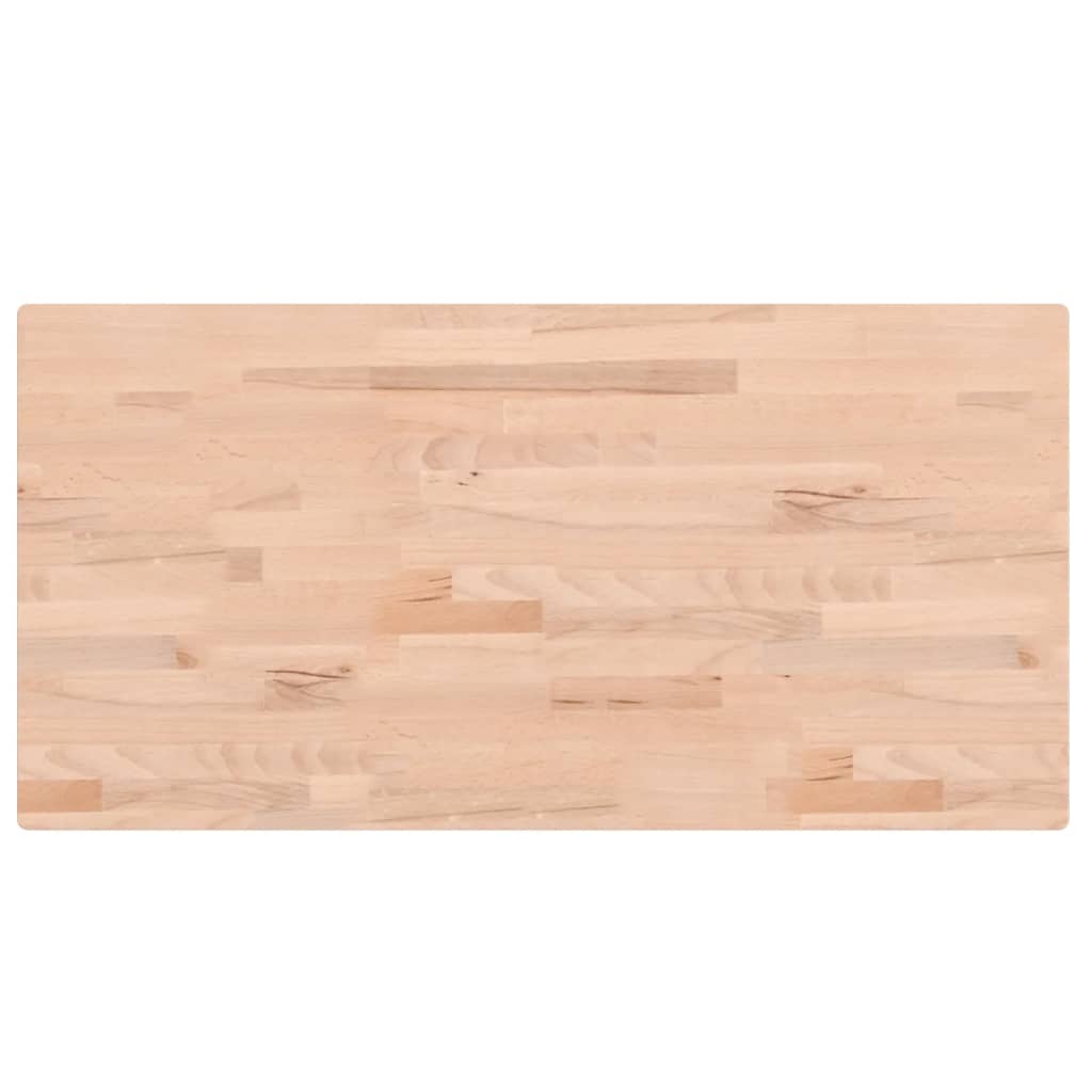 vidaXL Basin Shelf Wall Mounted Steel and Solid Wood Beech