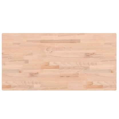 vidaXL Basin Shelf Wall Mounted Steel and Solid Wood Beech