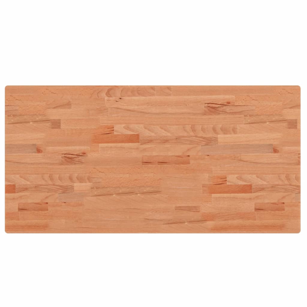vidaXL Basin Shelf Wall Mounted Steel and Solid Wood Beech
