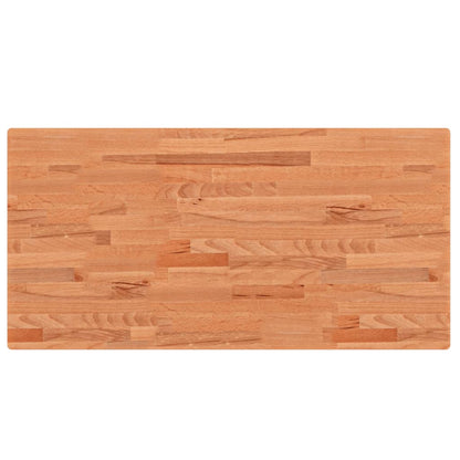 vidaXL Basin Shelf Wall Mounted Steel and Solid Wood Beech