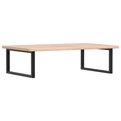 vidaXL Basin Shelf Wall Mounted Steel and Solid Wood Oak