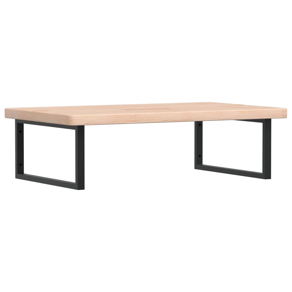 vidaXL Basin Shelf Wall Mounted Steel and Solid Wood Oak