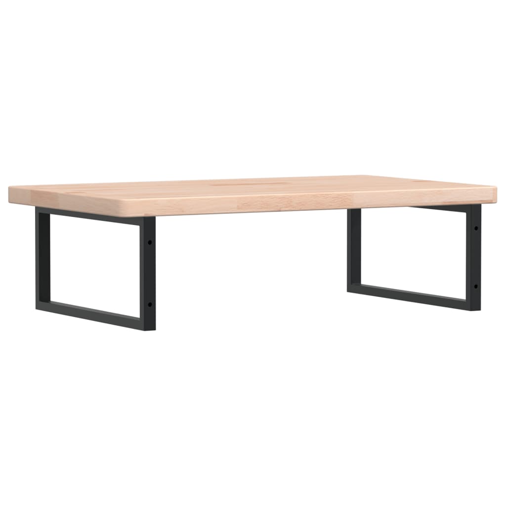vidaXL Basin Shelf Wall Mounted Steel and Solid Wood Oak