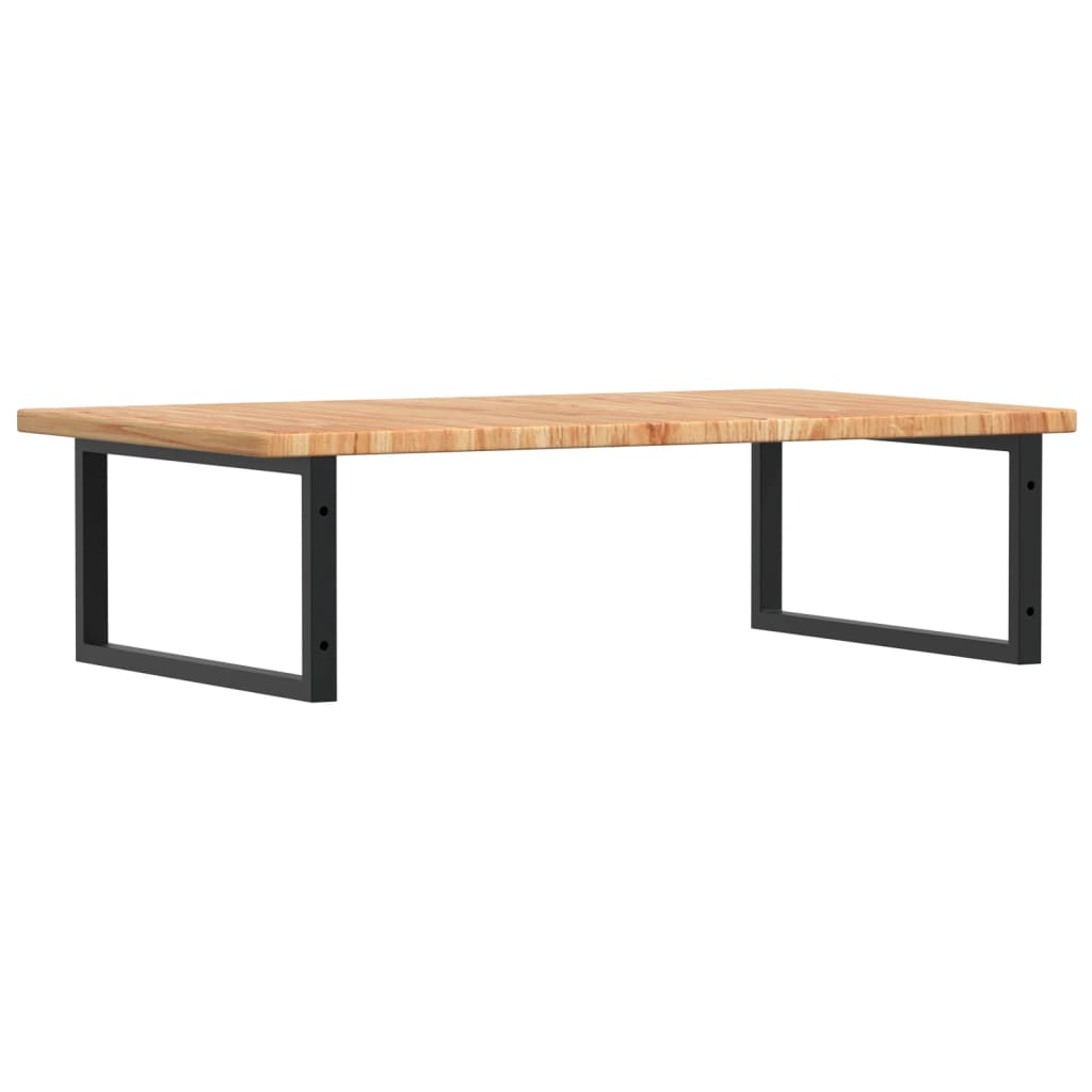 vidaXL Basin Shelf Wall Mounted Steel and Solid Wood Oak