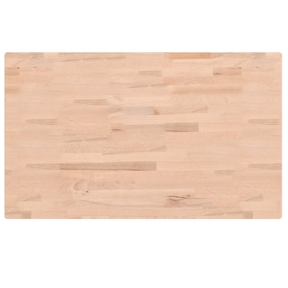 vidaXL Basin Shelf Wall Mounted Steel and Solid Wood Beech