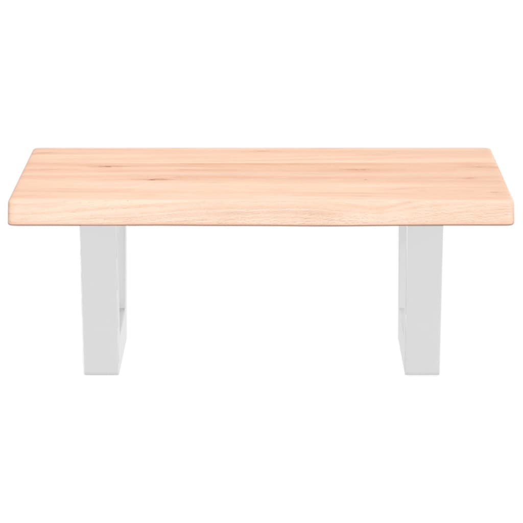 vidaXL Basin Shelf Wall Mounted Steel and Solid Wood Oak