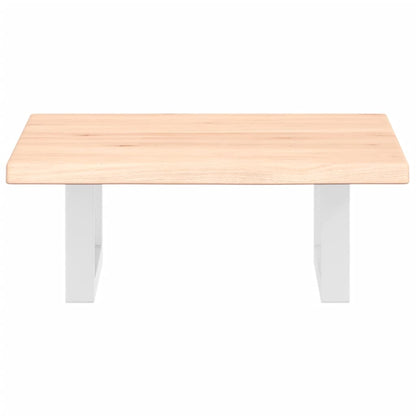 vidaXL Basin Shelf Wall Mounted Steel and Solid Wood Oak
