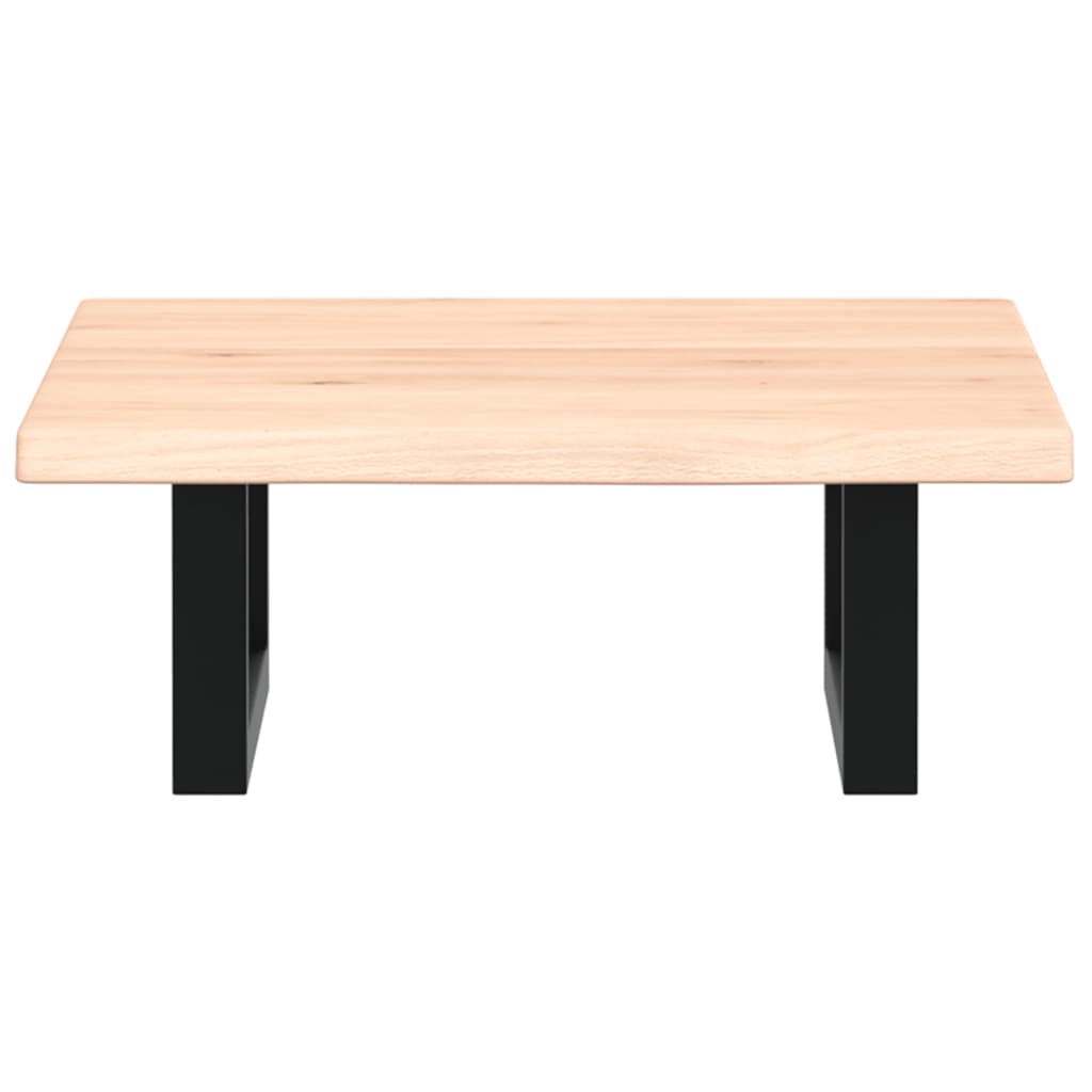 vidaXL Basin Shelf Wall Mounted Steel and Solid Wood Oak