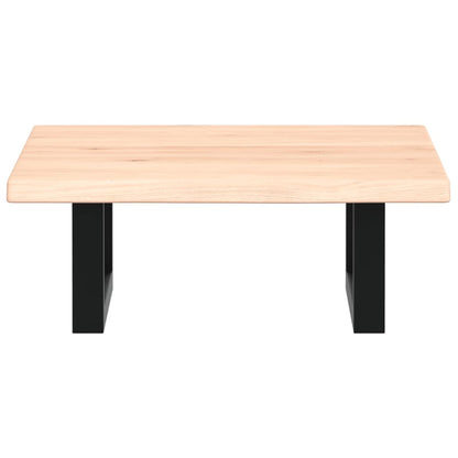 vidaXL Basin Shelf Wall Mounted Steel and Solid Wood Oak