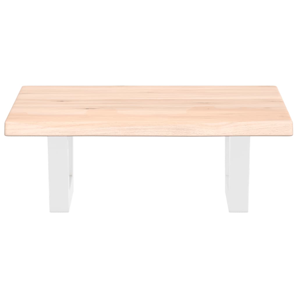 vidaXL Basin Shelf Wall Mounted Steel and Solid Wood Oak