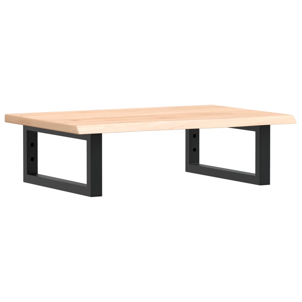 vidaXL Basin Shelf Wall Mounted Steel and Solid Wood Oak